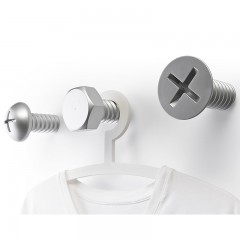 Набор вешалок «Screw» (3 штуки) металлик - Фото 1