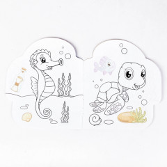 Подводный мир/ Раскраска с наклейками - Фото 1
