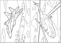 Раскраска «Боевые самолёты» - Фото 1