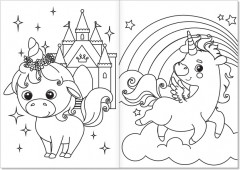 Раскраска «Весёлые пони» - Фото 1