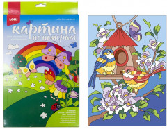 Картина по номерам «Весенние птички» - Фото 1