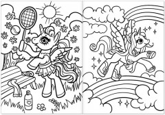 Сказочные единорожки. Раскраска - Фото 1