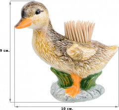 Вазочка под зубочистки «Уточка» - Фото 1