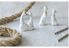 Фигурка декоративная «Пара кошечек» - Фото 2