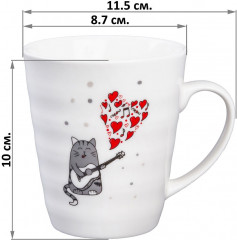 Кружка «Кот — баюн с гитарой» - Фото 1