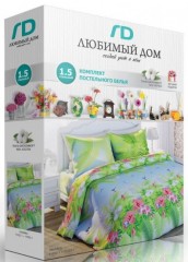 Комплект постельного белья «Ромашки» (арт. 11733, 1,5-спальный, биокомфорт, 2 наволочки 70х70) - Фото 1