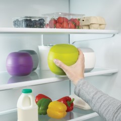 Набор мисок для хранения "Prep&Store" (4шт), зеленый/фиолет - Фото 4