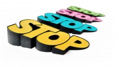 Подпорка для двери «Stop», зеленая - Фото 2