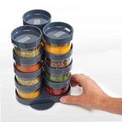 Набор емкостей для хранения специй, серый - Фото 1