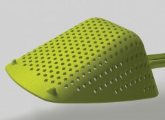 Шумовка большая «Scoop Plus», зеленая - Фото 1