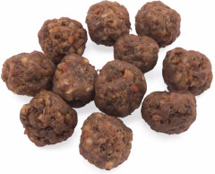 Фрикадельки из индейки в клюквенном соусе - Фото 1