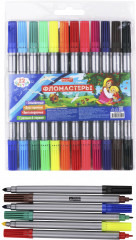 Фломастеры двусторонние «Любимые сказки» - Фото 4