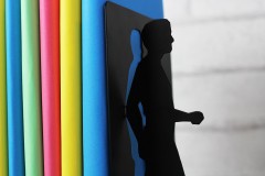 Ограничитель для книг «Evolution», черный - Фото 4