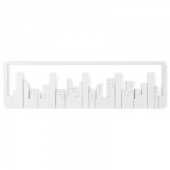 Вешалка настенная «Skyline», белая - Фото 4