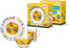 Набор детской посуды «Цифры и буквы» - Фото 5