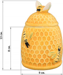 Горшочек для меда «Пчелки на сотах» - Фото 1