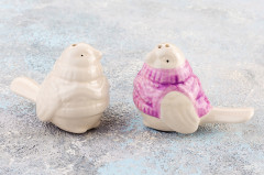 Набор для специй «Птички в белом и сиреневом свитере» - Фото 1