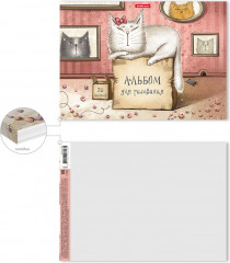 Альбом для рисования «Cat and Box» - Фото 1