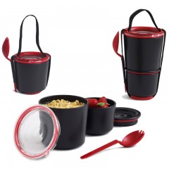 Ланч — бокс «Lunch Pot », черный - Фото 1