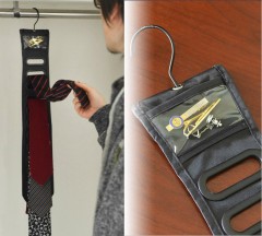 Органайзер для галстуков «Black tie», черный - Фото 4