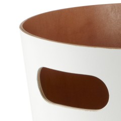 Контейнер мусорный «Woodrow», белый/никель - Фото 1