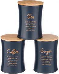 Хлебница с банками для сыпучих продуктов «Midnight» - Фото 3