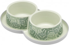 Миска двойная нескользящая с защитой от муравьев«Eden» - Фото 1