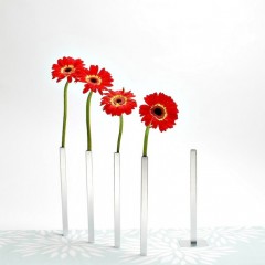 Набор магнитных ваз «Magnetic Vase», серебристый - Фото 2