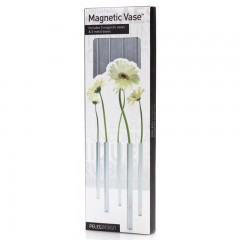 Набор магнитных ваз «Magnetic Vase», серебристый - Фото 5