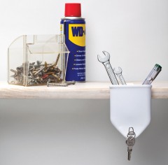 Клипса — карман для стола «Pockit», белая - Фото 3