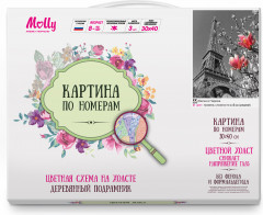 Картина по номерам с цветной схемой на холсте «Весна в Париже» - Фото 1