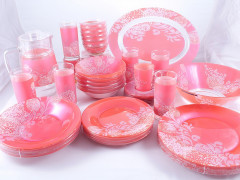 Сервиз столовый Piume Pink (38+7 предметов) - Фото 2