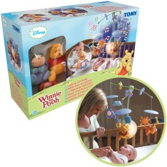 Мобиль музыкальный с мягкими игрушками "Winnie the pooh" - Фото 2