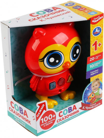 Игрушка развивающая «Сова-сказочник»