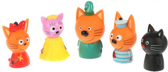 Игрушки для купания «Пальчиковый театр: Три Кота»