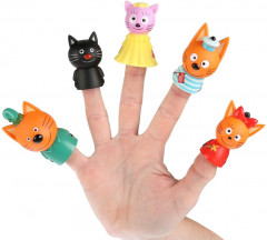 Игрушки для купания «Пальчиковый театр: Три Кота» - Фото 4