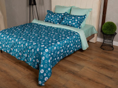 Комплект постельного белья (евро, cатин, 2 наволочки 70×70 и 2 наволочки 50×70) - Фото 1