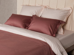 Комплект постельного белья (евро, cатин, 2 наволочки 70×70 и 2 наволочки 50×70) - Фото 1