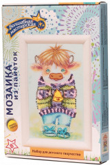 Мозаика из пайеток «Бычок» - Фото 1