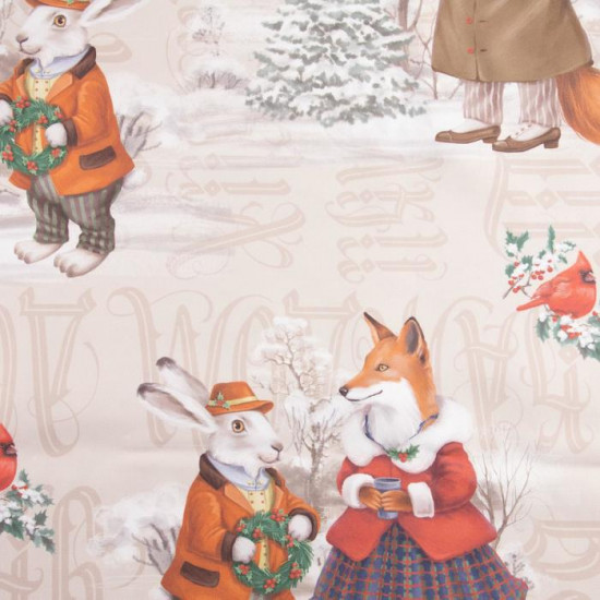 Комплект штор с подхватами «Winter holidays»