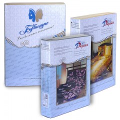 Комплект постельного белья «Селена» (арт. 19336/2, 1,5-спальный, бязь, 2 наволочки 70х70), цвет коричневый - Фото 1