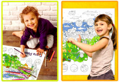 Плакат-раскраска «Карта России» - Фото 1