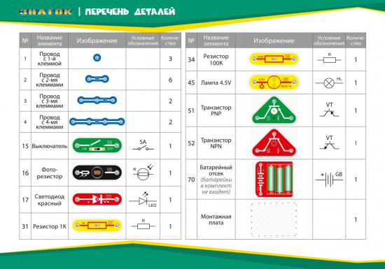 Конструктор электронный