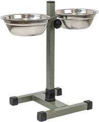 Стойка с мисками регулируемая - Фото 1
