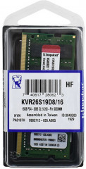 Память оперативная для ноутбука Kingston KVR26S19D8/16 - Фото 1