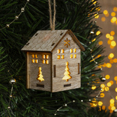 Подвеска световая «Домик и Елочка» - Фото 1