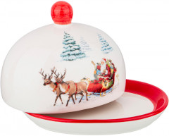 Маслёнка с крышкой «Новогодняя сказка» - Фото 2