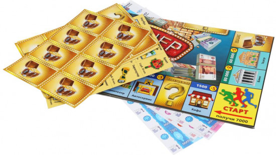 Настольная бизнес-игра «Миллионер с монетами»