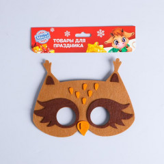 Маска карнавальная «Совенок» - Фото 2