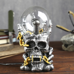 Шар плазменный «Череп с цепью» - Фото 1